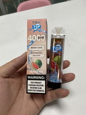 21 φωτεινή 4000puffs μίας χρήσης ηλεκτρονική μάνδρα Vape τσιγάρων γεύσεων